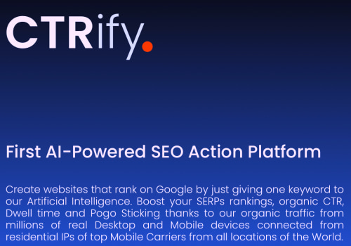 Why is CTRify the best Playaforma SEO with AI?
